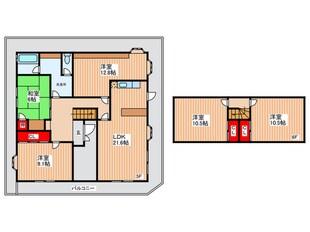 エトワルＫの物件間取画像